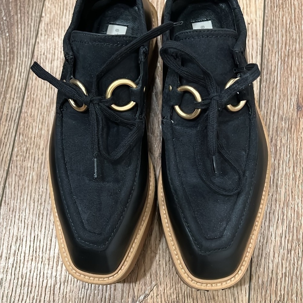 Stella McCartney Brody Black Vegan Leather Creepers Size 35/5 - Picture 5 of 9